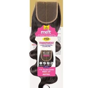 Melt Transparent HD Lace Frontal Closure - Natural Black